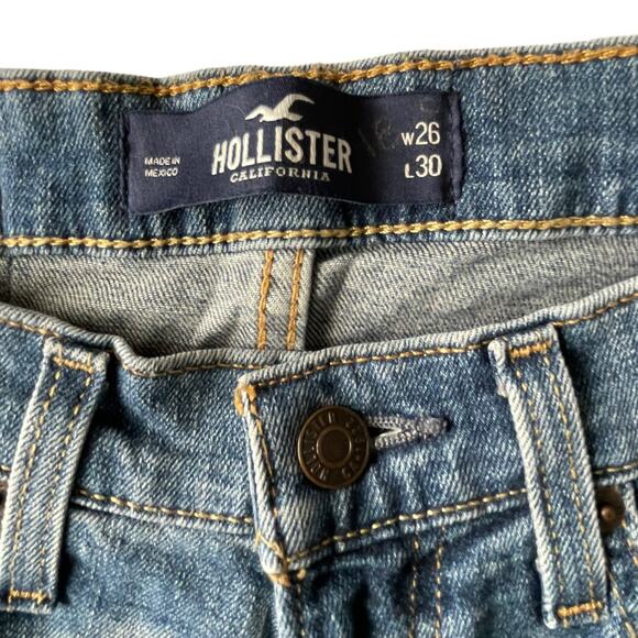 Hollister Mens Jeans Size 26 Classic Straight Hollister Epic Flex Denim Jeans - Picture 4 of 10